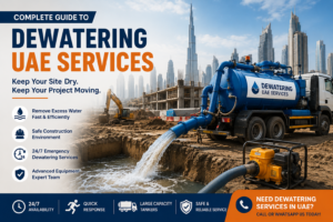 Dewatering Services in UAE | When And Why You Need Them